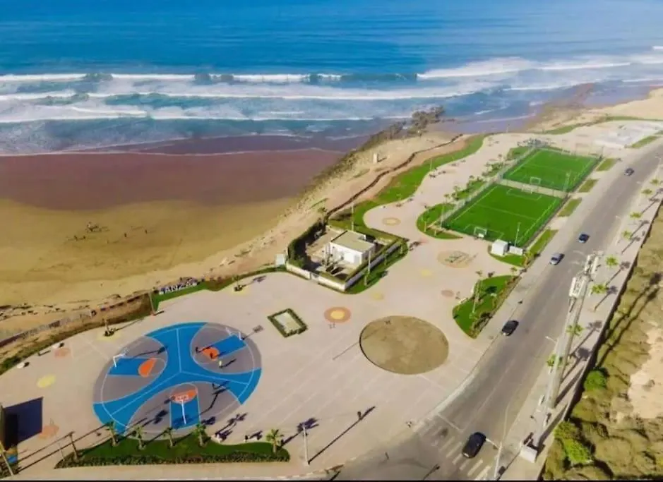 Belle Appartement Miftah ,Vue De Mer, 5Min A La Plage Agadir