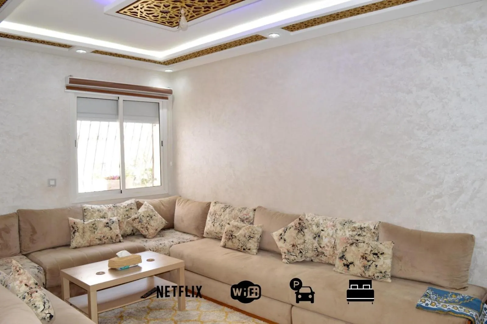 Belle Appartement Miftah ,Vue De Mer, 5Min A La Plage Agadir
